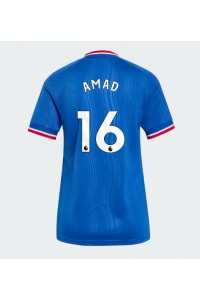 Manchester United Amad Diallo #16 Jalkapallovaatteet Naisten Vieraspaita 2026-27 Lyhythihainen